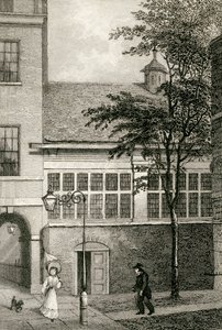 Barnards Inn Hall, 1830 von Thomas Hosmer after Shepherd