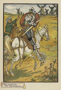 Don Quixote und die Windmühlen
