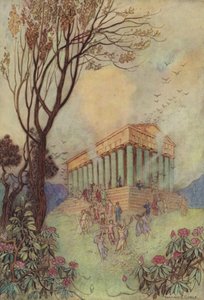 Geoffrey Chaucer, Das Parlament der Vögel von after Warwick Goble