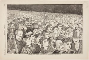 Feuerwerk in der Nacht des 4. Juli von after Winslow Homer