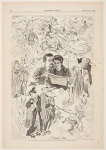 Valentinstag – Die alte Geschichte in allen Ländern von after Winslow Homer