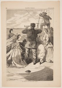Das Herannahen des britischen Piraten "Alabama" von after Winslow Homer