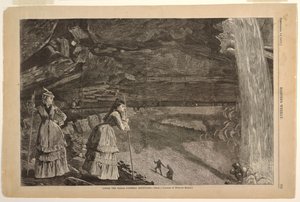 Unter den Wasserfällen, Catskill Mountains von after Winslow Homer