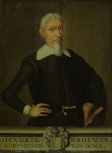 Porträt von Hendrik Brouwer, Generalgouverneur der Niederländischen Ostindien-Kompanie von anonymous (copy after)