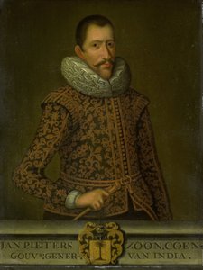Porträt von Jan Pietersz Coen, Generalgouverneur der Niederländischen Ostindien von anonymous (copy after)
