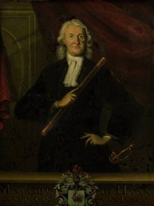 Porträt von Mattheus de Haan, Generalgouverneur von Niederländisch-Indien von anonymous (copy after)