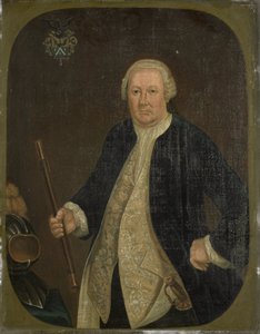 Porträt von Petrus Albertus van der Parra, Generalgouverneur der Niederländischen Ostindien-Kompanie