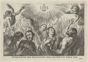 Menschen im Fegefeuer von anonymous (possibly)