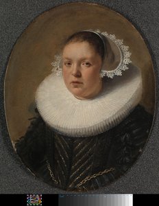 Porträt von Josina Jansdr de Carpentier (1601-34) von anonymous (possibly)