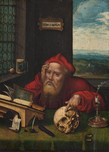 Heiliger Hieronymus in seinem Studierzimmer von anonymous 