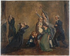 Abschied von Ludwig XVI. von seiner Familie, am 20. Januar 1793