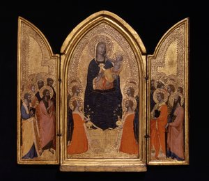 Madonna und Kind mit Heiligen (Das Sterbini-Triptychon)