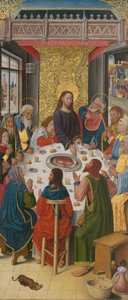 Tafeln vom Hochaltar der Kartause von Saint-Honoré, Thuison-les-Abbeville: Das letzte Abendmahl von anonymous 