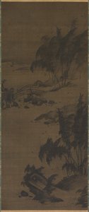 Bambus im Wind von attributed to Genga