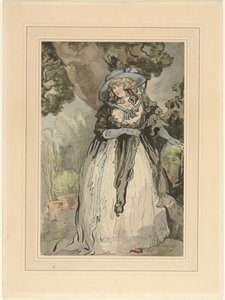 Mrs. Samuel Howitt (geb. Elizabeth Rowlandaon) von attributed to George Murgatroyd Woodward