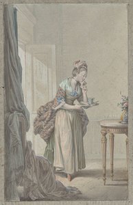 Frau mit einem Brief