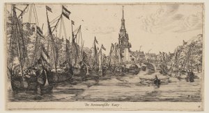 De Roowaensche Kaey, aus Ansichten von Amsterdam