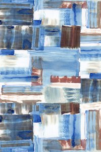 Abstrakt Blau Braune Schichten von cartissi