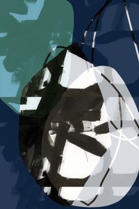 Abstrakte blaue Schichten