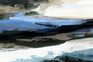 Abstrakte Blaue Wasserszene von cartissi
