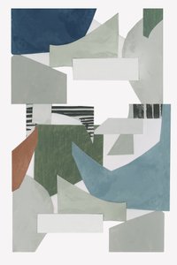 Abstrakte geometrische Collage von cartissi