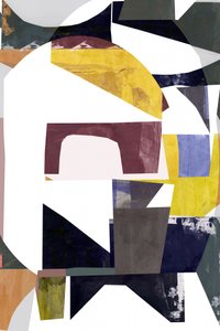 Abstrakte Formcollage