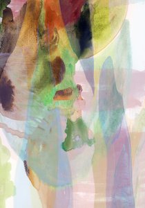 Abstrakter Aquarellfluss von cartissi