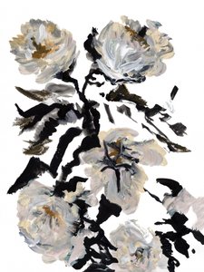 Dramatisches Blumenabstrakt