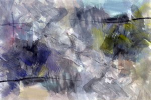 Dynamisches Blaues Abstrakt von cartissi