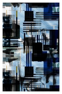 Dynamische blaue Geometrie