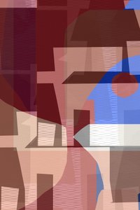 Geometrische Stadtansicht