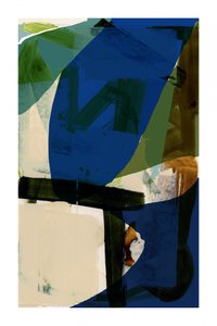 Moderne blau-grüne Formen von cartissi