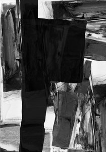 Monochrome abstrakte Schichten von cartissi