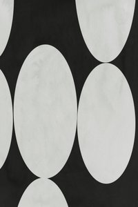 Monochromes Ovalmuster
