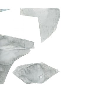 Gedämpfte Aquarellformen