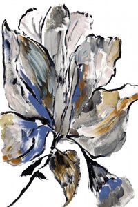 Malerische blaue Blume