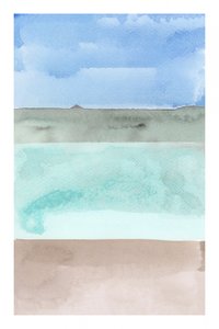 Friedlicher Himmel Meer Sand