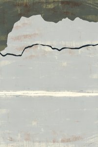 Gelassene Bergabstraktion von cartissi
