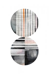 Gestreifte Kreise Abstrakt von cartissi
