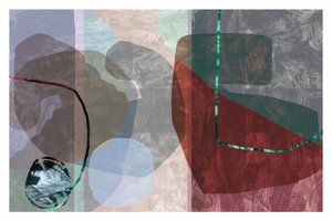 Transparente Abstrakte Schichten von cartissi