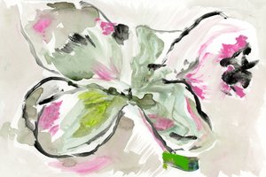 Lebendige Blumenskizze von cartissi