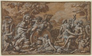 Bacchanal von circle of Pietro da Cortona