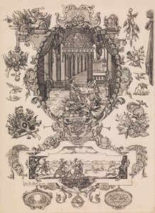 Tafel zwölf aus Nouveaux Desseins D