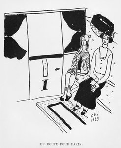Auf dem Weg nach Paris, Illustration aus 