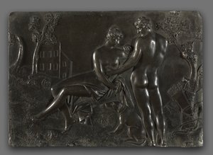 Venus und Adonis von follower of Georg Raphael Donner