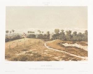 Ansicht der Synagoge und des Friedhofs vom Cordonpad aus gesehen von jonkheer Jacob Eduard van Heemskerck
