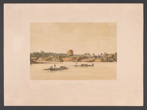 Wasserkante und Reede in Paramaribo (Gezigten aus Neerland
