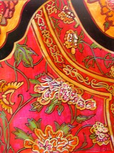 Chinesische Jackenvorderseite, 2012 von linda arthurs
