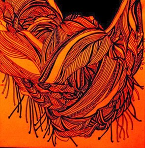 Rostschal von linda arthurs