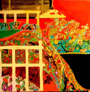 Winter Schlafzimmer, 2017 von linda arthurs